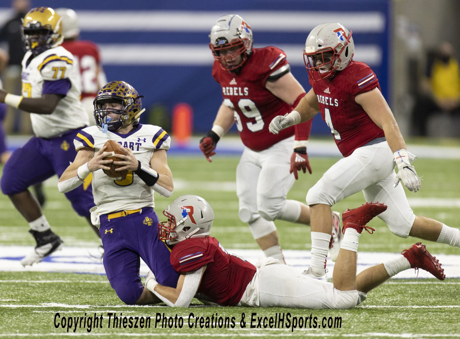 48th IHSAA State Football Finals 2A/4A/6A Photos Excel High School Sports